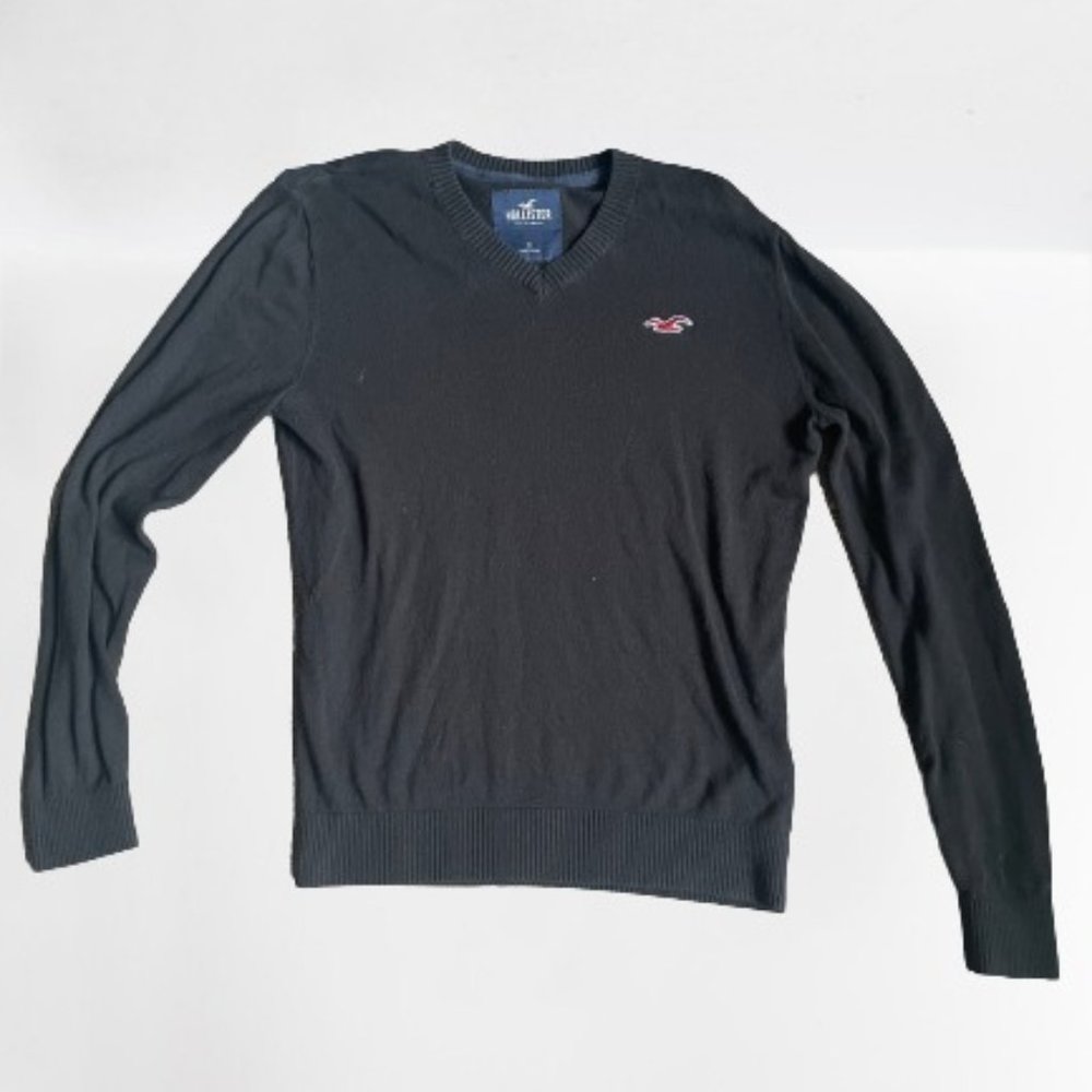 Black Thin Longsleeve Sweater